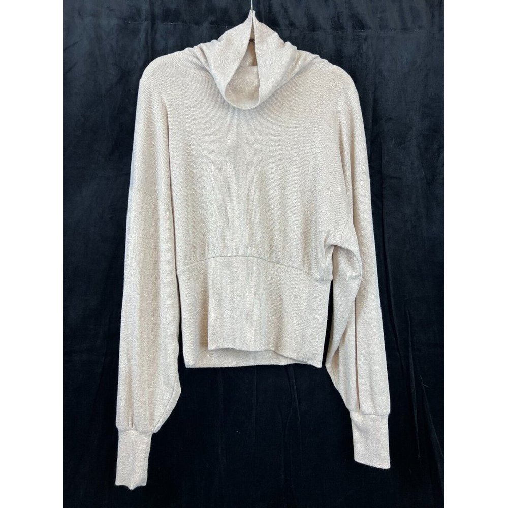 Free People Womens Pullover Sweater Sparkley Blush Pink Size Small S